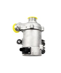 Top Rated Electric Water Pump And Mounting Bolts For BMW Cooling Systems straight fire performance view of electric coolant pump assembly.