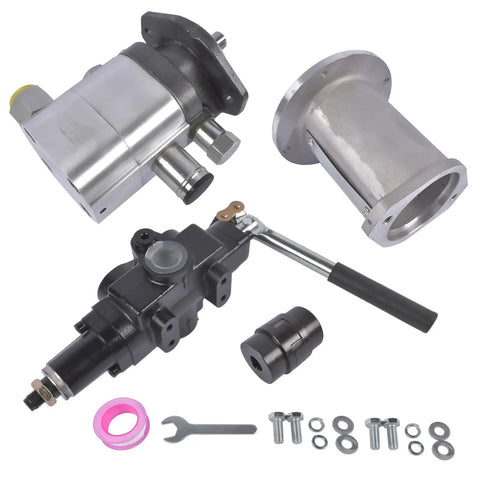 Beefy Heavy Duty Hydraulic Wood Log Splitter Pump Kit with 22 GPM at 4000 PSI, gear pump, control valve, and installation parts
