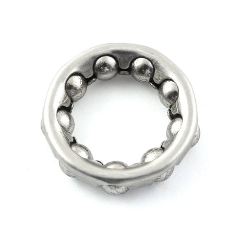 Two Pack Stainless Steel Bicycle Ball Bearings With Nine Ball Cage For Crank And Bottom Bracket Replacement Must Have For Upgrading Your Ride 1/4 Inch Axle 29 Mm Outer Diameter 18.2 Mm Inner Diameter Durable Caged Retainer