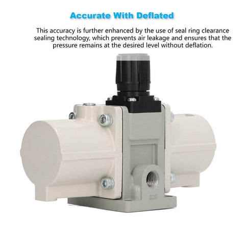 Industrial Grade Pneumatic Booster Pump With Two Times Pressure And Low Heat Operation, Durable Booster Valve shown