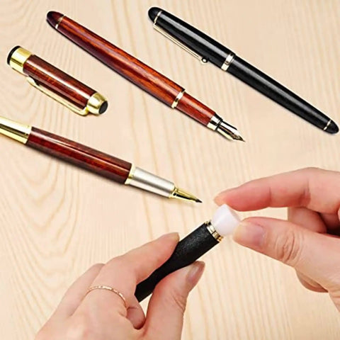 Nonstick Pen Bushings For Finishing Pen Turning 20 Pieces White For DIY Enthusiasts And Hobbyists Easy Fit Measures About 0.55 Inch Wide And 0.43 Inch High