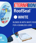 Roof Seal Repair Tape White 4 Inch By 50 Foot 35 Mil Thickness UV Stable Micro Sealant sealing RV vent on white roof