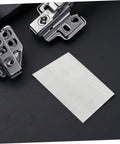 4 Pack Quick Bumper Repair Mesh Stainless Steel Sheet shown with hardware on black background.