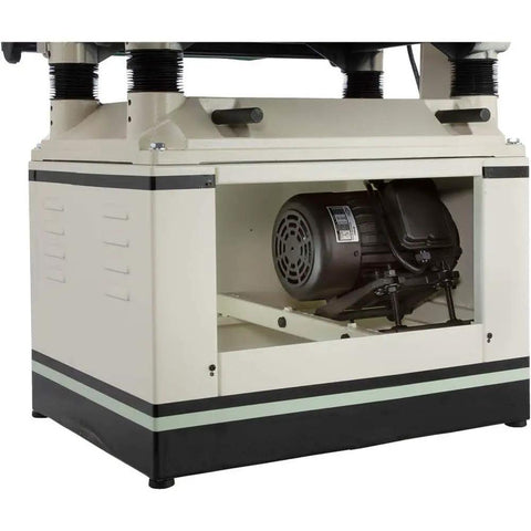 Heavy Duty 20 Inch Woodworking Planer Pumping 5 Horsepower Kick And Rock Solid Cast Iron Table For Smooth As Butter Finishes With Pro Grade Hss Cutters And Zero Hassle Chip Ejection