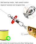 Beefy Stainless Steel Ball Bearing Snap Swivels For Fishing Heavy Duty Saltwater Interlock Tackle Snaps With Smooth Rotation 18.3 Pound Load Rating 25 Pack Line Connectors For Lures And Rigs, braid line use