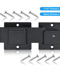 7.5 Inch Flip Gate Latch Lock With Padlock Hole 3 Pack Heavy Duty Aluminum Alloy Built Tough Adjustable Door Latch With Screws