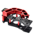 Heavy Duty Cnc Parts Kit With Hella Durable Aluminum Alloy Frame For 3D Printers showing detailed CNC part with red and black design.