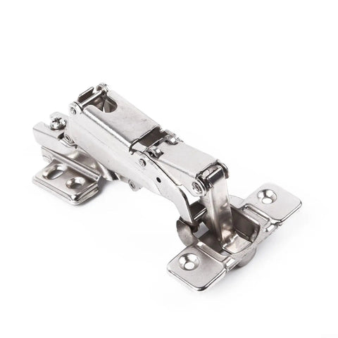 165 Degree Cabinet Hinge For Corner Cabinets, Adjustable Spring Hinge 135 To 170 Degrees, Nickel Plated Steel For Bathroom And Kitchen