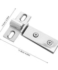 Heavy Duty Stainless Steel Glass Door Pivot Hinge For Shower, Concealed Double-Hole Bath Door Hinge, 304 Stainless