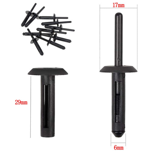 140 Piece Plastic Rivet Clip Retainer Kit For Auto Body Fender Liner Fasteners Pop Rivets Replacement Set