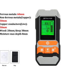 Pro Grade 4 In 1 Wall Scanner Stud Finder With Built In Metal Detector Ac Wire Locator showing detailed measurement display.