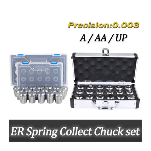 Premium Double Edged Rough Boring Head With Precision ER AAA Collet Set In Sizes Like Er11 Er20 And Er32 For Pro Shop Milling And Tight Tolerances featuring ER Spring Collect Chuck set.