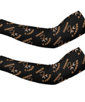 Top Tier Cooling Arm Sleeves In Breezy Ice Silk For Men And Women Featuring Secure Anti Slip Thumb Loops To Keep Your Gear Locked And Stay Chill During Daily Grinds Road Trips Or Heavy Training Sessions, black with wrench print