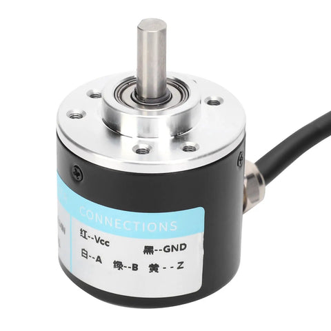 Go-To 3-Phase Motion Control Encoder With Solid Shaft, 30 kHz, 1000B/1024B, DC 5-24V, 1000Z, Flexible Coupling Ready For Easy, Durable, Hassle-Free Precision Feedback On Heavy-Duty Machinery, 6mm shaft