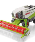 Claas Lexion 600 Farm Harvester Toy Built Tough In Metal And Plastic Green And Red 1:50 Scale with Movable Parts and Mower Deck