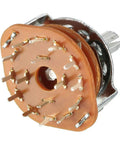 Band Selector Rotary Switch 16 Pin 4 Pole 3 Position Single Deck 2 Pack for Radio TV and Industrial Control Units