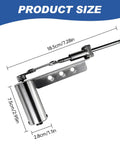 Product size diagram of Compact 39mm Stroke Telescopic Linear Actuator With Adjustable Speed DC 3 To 12V Mini Reciprocating Motor M6 Thread.