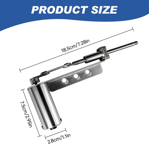 Product size diagram of Compact 39mm Stroke Telescopic Linear Actuator With Adjustable Speed DC 3 To 12V Mini Reciprocating Motor M6 Thread.