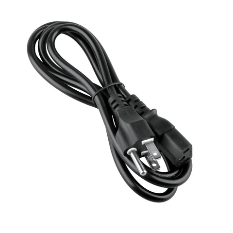 AC Power Cord For Roland Fantom G6 G7 G8 Keyboard Workstation, Universal 100-240V Power Cable, coiled black cord with prongs