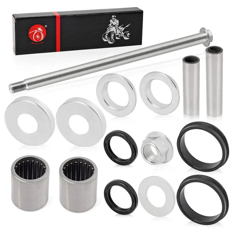 Swingarm Seals Bearing Sleeve And Pivot Bolt Rebuild Kit For TRX400EX TRX400X 1999-2014 with bearings, sleeves, seals, and bolt