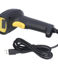 USB Wired Handheld Barcode Scanner with CMOS 640x480 for fast 1D and 2D scanning in retail stores, supermarkets and warehouses
