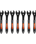 Ultra Slim Bicycle Cone Wrench Set For Tight Hub Cones And Axle Nuts, Spanner Kit With 13 14 15 16 17 18 19mm Sizes