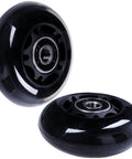 64mm Inline Skate Wheels 64x24mm Replacement With Bearings For Roller Hockey And Everyday Skating 4 Pack 85A High Rebound PU ABEC 9 Bearings