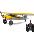 RC Airplane Carbon Cub S 2 1.3m Ready To Fly Basic With SAFE Technology For Beginner To Intermediate Flyers, Versatile Scale Trainer That Helps Prevent Crashes And Makes Learning Easier, Battery And Charger Not Included, shown with controller