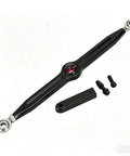 Chrome Finish Gear Shift Linkage For Harley Electra Glide Street Glide Road Glide Touring Cruisers Compatible 1980 To 2018 Rust Resistant With Upgraded Threading Fits FLHTC Softail Deluxe And More, black linkage rod with chrome ends