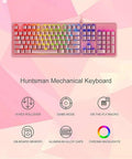 Beast Mode Wired Opto Mechanical Gaming Keyboard Featuring Killer Rgb Led Backlighting And Snappy 45 Gram Actuation Switches Engineered For Absolute Zero Lag Pc Gaming Marathons, top view with RGB lighting