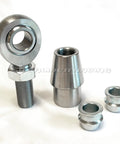 Right Hand Thread 1/2 Inch Heim Joint Rod End Kit For 1 Inch OD Chromoly With Jam Nut Bung And Spacers For Suspension And Steering UTV Rock Crawler Hot Rod Johnny Joint. right hand threaded heim joint, bung, and spacers