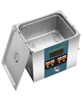 Top Shelf Ultrasonic Cleaner With 11 Liter Tank And Dual 80Khz Plus 120Khz Frequencies To Slay Sticky Buildup On Vinyl Records Cylinder Heads And Precise Mechanical Parts Zero Hassle Always. Stainless steel tank with lid.