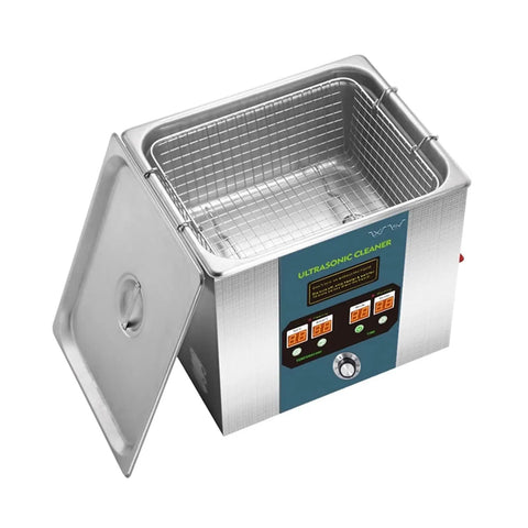 Top Shelf Ultrasonic Cleaner With 11 Liter Tank And Dual 80Khz Plus 120Khz Frequencies To Slay Sticky Buildup On Vinyl Records Cylinder Heads And Precise Mechanical Parts Zero Hassle Always. Stainless steel tank with lid.