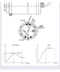 Diagram of Rock Solid Water Cooled Automatic Tool Changer Electric Spindle BT30 Taper for CNC milling specifications.