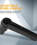 4 Pack Premium Heavy Duty Stainless Steel Clamping Lever Handles With M6 Female Threads And Smooth Twist Knobs Designed For Reliable Machinery And Shop Repairs, adjustable fixing handle close-up.