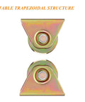 heavy-duty V groove caster wheels with trapezoidal structure for industrial use