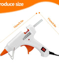 Eight Piece Mini Hot Glue Gun Kit For Crafts And DIY Projects Multicolor 20 Watt Glue Guns With Anti Drip And Heat Resistant Design