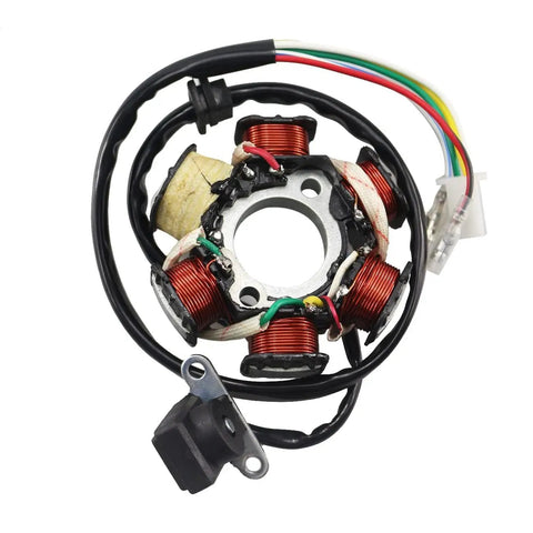 GY6 Full Electric Wiring Harness Kit Plug And Play With CDI Coil And Solenoid for 125cc 150cc 200cc 250cc Chinese ATVs