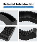 Close-up of Two Pack Jack Stand Pad For Cars Trucks And SUVs 3 Tons Heavy Duty Beefed Up Floor Jack Pad Rubber Anti Slip Cushion