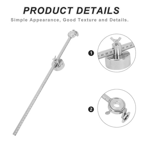 Portable Torch Circle Cutting Guide Roller Wheel Compass for Oxyacetylene and Plasma Torches showing detailed product view
