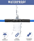 Pro Grade Heat Shrink Tubing Kit With Adhesive Lined 3 To 1 Ratio Marine Grade Shrink Wrap in waterproof test setup