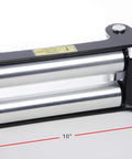 Front view of Heavy Duty 10 Inch Winch Roller Fairlead For Recovery And Off Road Trucks Protects Cable From Wear Compatible With Winches 8,000 To 17,500 Lb Durable Aluminum Construction