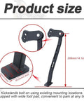 Dirt Bike Kickstand Side Stand For Honda CRF450R 2019 To 2026 CRF250R 2019 To 2026 CRF250RX 2024 CRF450RWE 2024 6061 Aluminum Auxiliary Stand