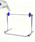 Heavy Duty Adjustable Moving Packing Station Stand with bubble wrap roller, chrome steel, fits 12 to 48 inch widths.