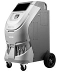 Shop Grade No Fuss Fully Automatic Refrigerant Recovery Machine For R134a And 1234yf Auto AC Service with touchscreen and wheels.