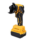 Grab This Badass Brushless Mini Circular Saw That Seamlessly Morphs Into An Angle Grinder For Effortless Cutting And Grinding Across Wood Metal Tile And Plastic Surfaces.