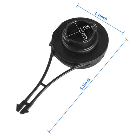 Gas Cap Replacement For Briggs And Stratton Lawn Mowers 550E 550EX Series 7 75 8 75 Hp Engines Easy To Install Fits 625E 675EX 725EX And Pro Series Replaces 799684 Direct Fit, side view