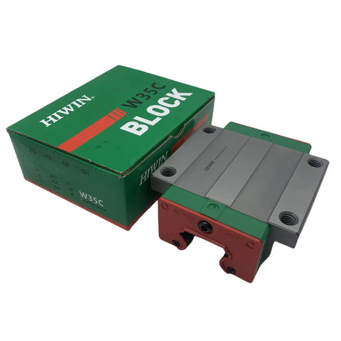 HGW35 Linear Guide System With Self Aligning 45 Degree Groove Carriage GK Block Sliding Rail Bearings For CNC Machines 3D Printers Built Tough Automation Industry And Semiconductor Projects, W35C block