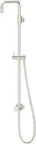 Exposed 18-Inch Shower Riser With Diverter, Satin Nickel Finish, Includes Slide Bar, Column, Hand Shower Bracket, And 60-Inch Flexible Metal Hose, Showerhead And Hand Shower Not Included in bathroom setup