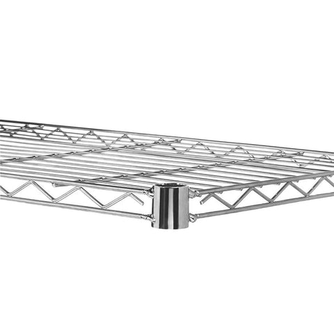 Rock Solid Chrome Wire Shelving Unit 36 X 48 Inches, Nsf Certified Heavy Duty Steel Racks Handling 600 Pounds, Snap Together Adjustable Levels, Built Legit For Workshop And Pantry Storage, 2 Pack